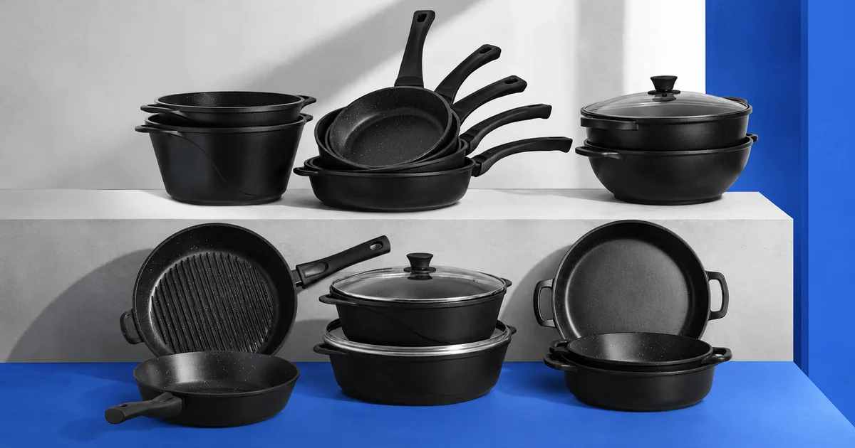 Обложка: Fissman Cook Pro: обзор серии с дном 5 мм и запасом до +300 °C
