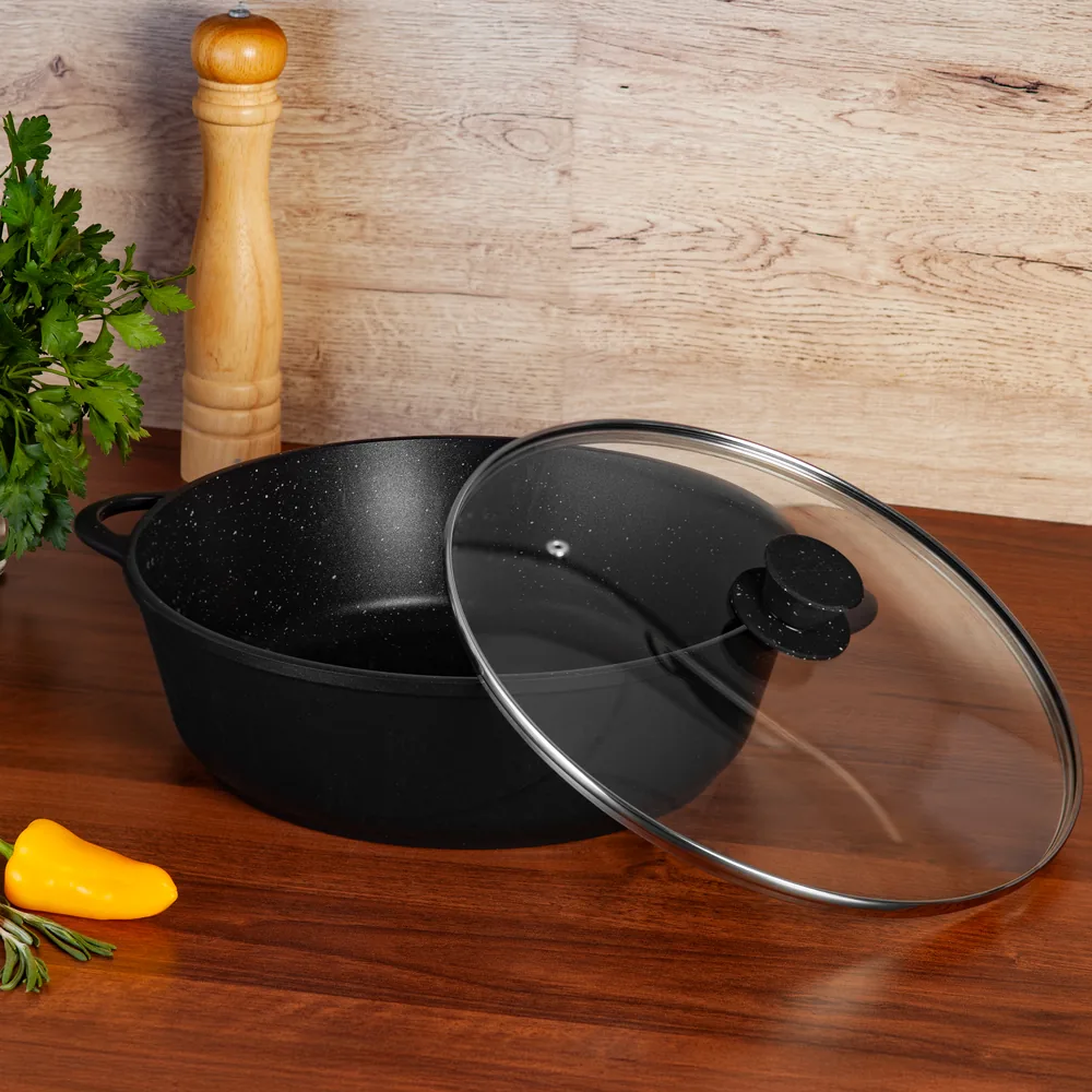 Казан из литого алюминия Cook Pro 6 литров